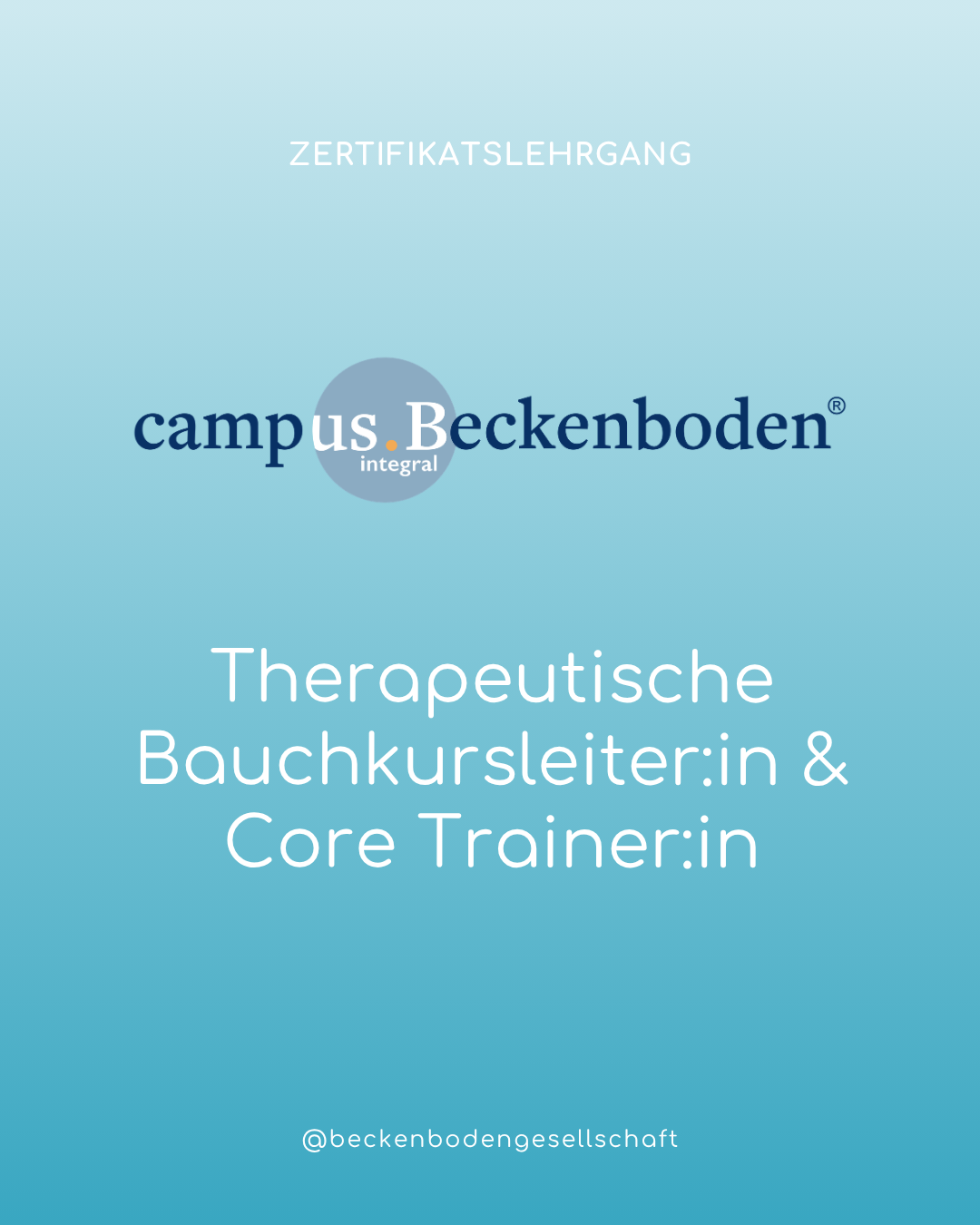 Therapeutische Bauchkursleiter:in & Coretrainer:in *